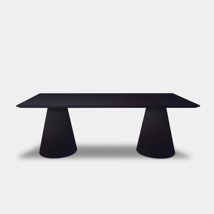 Tafel Rechthoekig Eikenhout  Kegelpoot  300x100, Huis en Inrichting, Tafels | Eettafels