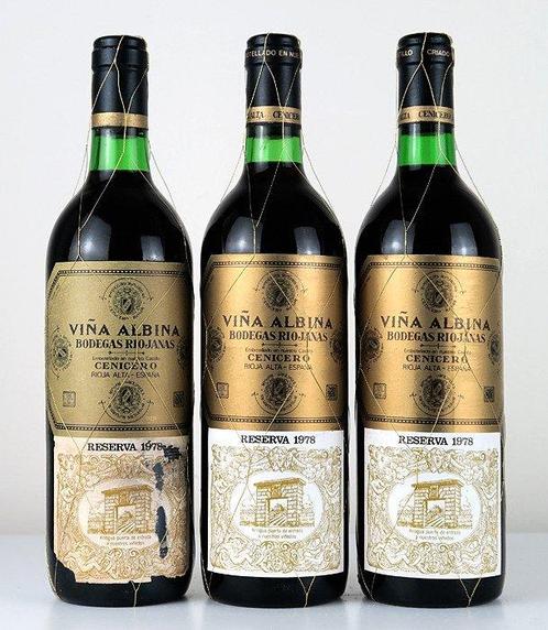 1978 Bodegas Riojanas, Viña Albina Centenary Edition, Collections, Vins