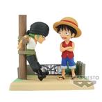 One Piece Log Stories Monkey D. Luffy and Roronoa Zoro 7 cm, Collections, Ophalen of Verzenden