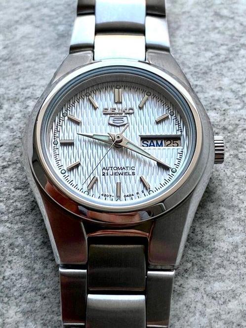 Seiko - Seiko 5 Automatic Day-Date - Sans Prix de Réserve -, Handtassen en Accessoires, Horloges | Antiek