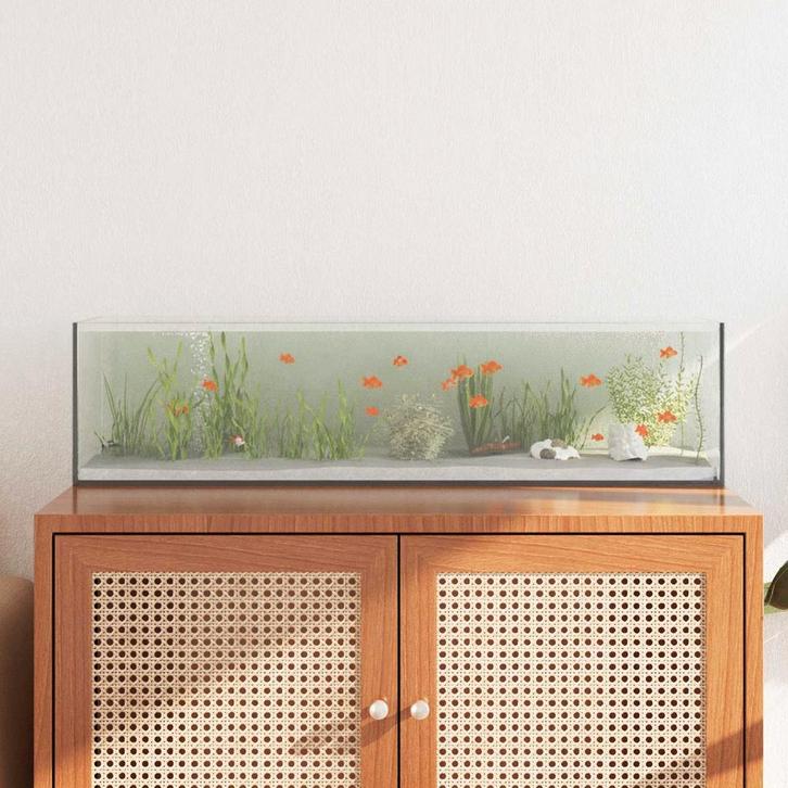vidaXL Aquarium met opslag Doorzichtig 80 x 20 x 20 cm Glas, Animaux & Accessoires, Poissons | Aquariums & Accessoires, Envoi