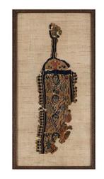 Copte, Égypte laine Fragment de textile avec figures.45 cm