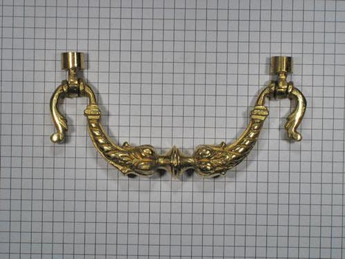 Greep Henri II messing, Doe-het-zelf en Bouw, Hang- en Sluitwerk, Klink of Kruk, Nieuw, Overige materialen