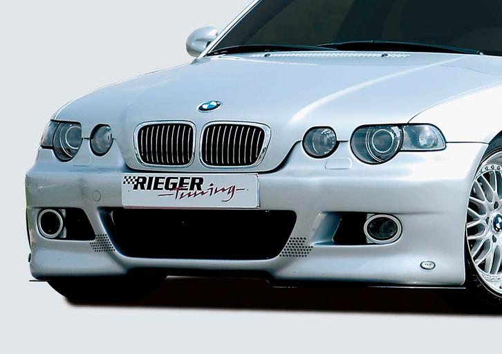 Rieger voorbumper | 3er E46: Compact | stuk ongespoten abs |, Auto-onderdelen, Carrosserie, Nieuw, BMW, Verzenden