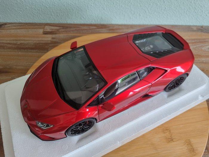 Autoart 1:18 - Modelauto - Lamborghini Huracan Evo Rosso Bia, Hobby en Vrije tijd, Modelauto's | 1:5 tot 1:12