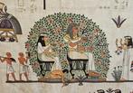 330x280cm! Zeldzame Egyptische stof - Museumontwerp -, Antiek en Kunst, Antiek | Tapijten, Tafelkleden en Textiel