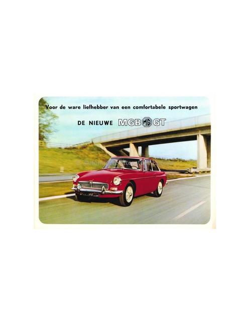 1965 MG MGB GT BROCHURE NEDERLANDS, Livres, Autos | Brochures & Magazines, Enlèvement ou Envoi
