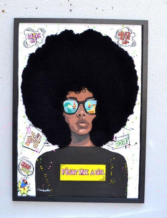 Patrycja Mroczkowska - Fight Like a Girl 3D, Antiquités & Art, Art | Objets design