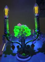 Kaarsenhouder - Uraniumglas - Kandelaar - uranium, Antiek en Kunst