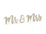 Tafeldecoratie Mr & Mrs 50cm, Nieuw, Verzenden