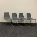 complete set van 4 stuks Johanson Speed stoelen, antraciet, Huis en Inrichting, Gebruikt, Zwart