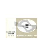 1963 VAUXHALL VICTOR INSTRUCTIEBOEKJE FRANS