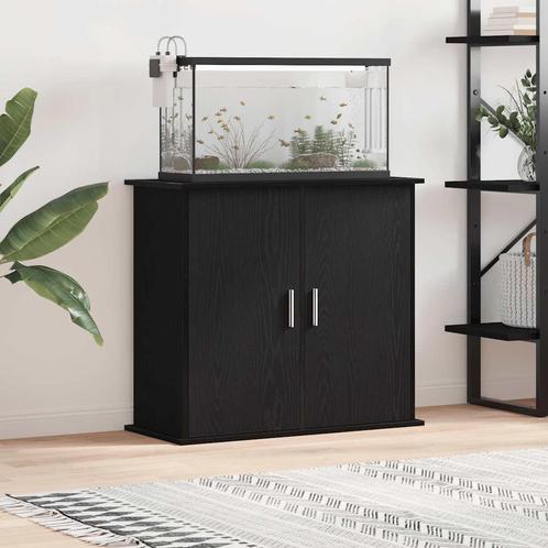 vidaXL Aquariumstandaard 81x36x73 cm spaanplaat zwart, Dieren en Toebehoren, Vissen | Aquaria en Toebehoren, Nieuw, Verzenden