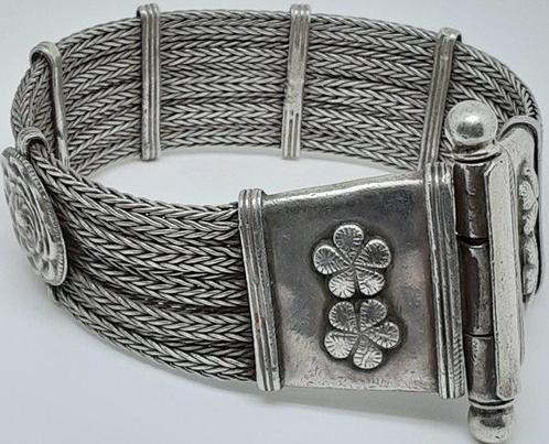 Armband - Zilver - India - Vintage, Antiek en Kunst, Kunst | Niet-Westerse kunst