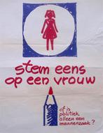 vintage poster - Stem eens op een vrouw (lijst optie), Verzenden, Nieuw, Overige onderwerpen, Met lijst