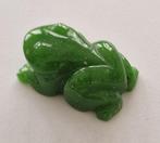 Tibetaans of Nepalees Groene jade XS kikker ritueel kralen