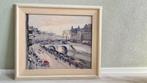 Jan Korthals (1916-1972) - Cityscape Bridge Scene