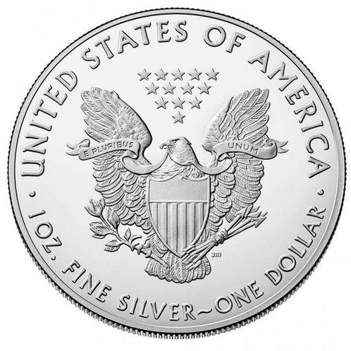 États-Unis. 1 Dollar 2019 - Silver Eagle - Mondlandung On, Postzegels en Munten, Munten | Europa | Niet-Euromunten