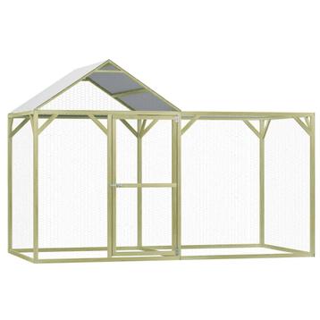 vidaXL Kippenhok 3x1,5x2 m geïmpregneerd grenenhout, Verzenden