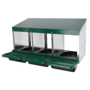 Legnest met 3 legvakken - 79cm x 52cm x 43.5 donkergroen -