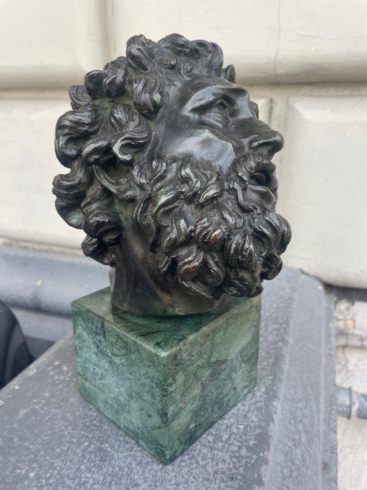 sculptuur, testa dì Laoconte - 24 cm - Gips, Antiquités & Art, Antiquités | Céramique & Poterie