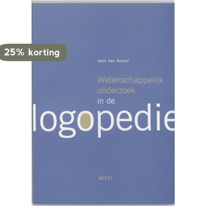Wetenschappelijk onderzoek in de logopedie 9789033453953, Boeken, Wetenschap, Zo goed als nieuw, Verzenden