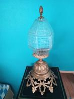 Lantaarn plafondlamp - Gepatineerd brons, Verguld brons, Antiquités & Art, Antiquités | Autres Antiquités