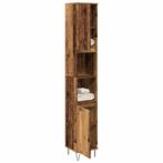 vidaXL Badkamerkast 30x30x190 cm bewerkt hout oud, Huis en Inrichting, Badkamer | Badkamermeubels, Verzenden, Nieuw