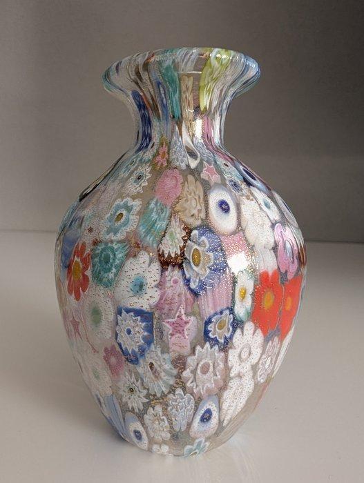 Murano - Vaas - Murrine Millefiori - Glas - Murrine en, Antiek en Kunst, Antiek | Glaswerk en Kristal