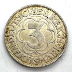 Allemagne. 3 Reichsmark 1927-A Nordhausen (Sans Prix de, Postzegels en Munten