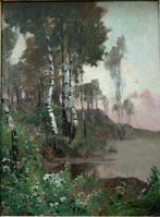 Paul Desire Trouillebert (1829-1900), Attributed to - Birch, Antiek en Kunst, Kunst | Schilderijen | Klassiek
