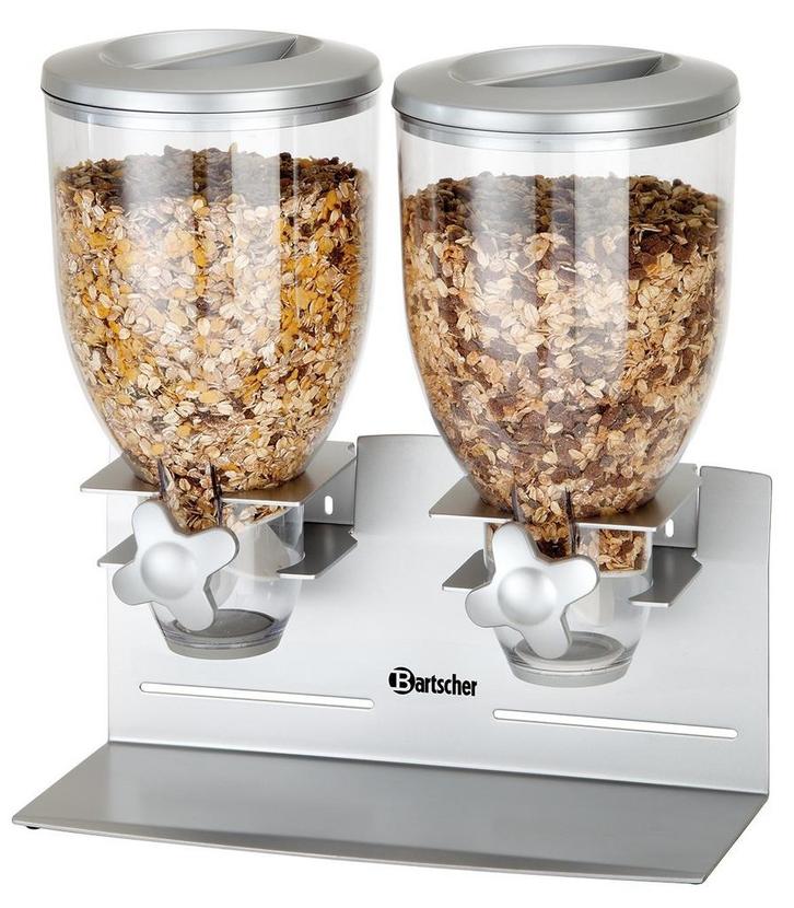 Ontbijtgranendispenser dubbel 2x 3,5L | Geschikt voor, Zakelijke goederen, Horeca | Keukenapparatuur, Nieuw in verpakking, Verzenden