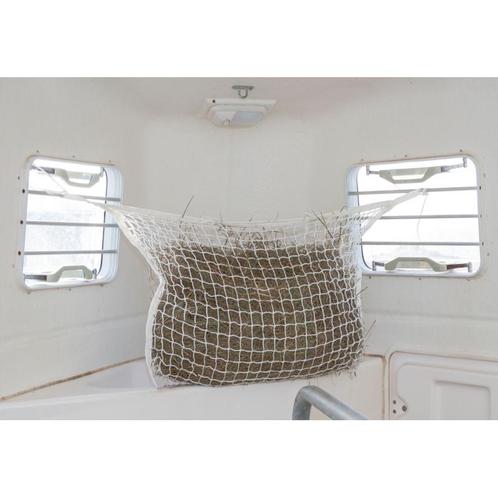 Hooinet slowfeeder 90x60 cm (trailer en stal), wit,, Dieren en Toebehoren, Stalling en Weidegang
