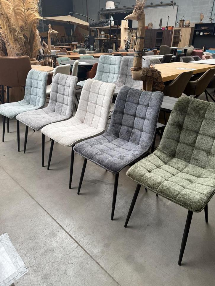 Lucille eetkamerstoel, perfect harmony (nieuw, outlet), Huis en Inrichting, Stoelen, Nieuw, Metaal, Stof