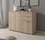 Dressoir Adita 3 - Licht eiken - 107 cm - Kast, Nieuw, 25 tot 50 cm, 100 tot 150 cm, Verzenden