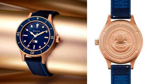 Bulova - Collezione Military Mil-Ships Bronze 150, Handtassen en Accessoires, Horloges | Heren