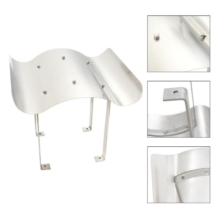vidaXL Schoorsteenkap roestvrij staal 70 x 70 x 37 cm, Huis en Inrichting, Kachels, Nieuw, Verzenden