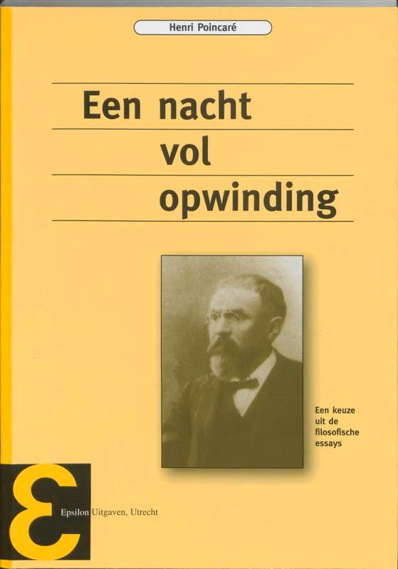 Een nacht vol opwinding / Epsilon uitgaven / 41 H. Poincare, Boeken, Filosofie, Zo goed als nieuw, Verzenden