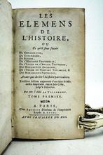LAbbé de Vallemont - Les Elemens de lHistoire - 1702