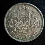 Letland. 5 Lati 1931 (Zonder minimumprijs), Postzegels en Munten