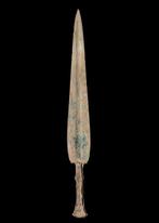 Bronstijd Brons Dolk met flensvormige greep