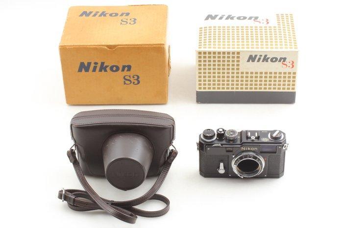 Nikon S3 Olympic Black with original box! Meetzoeker camera, Audio, Tv en Foto, Fotocamera's Analoog