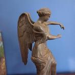 sculptuur, Vittoria Alata - 295 mm - Brons, Marmer - 1950, Antiek en Kunst