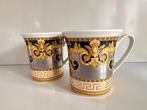 Rosenthal - Versace - Bekerglas - 2 kopjes met oor - 9 cm -, Antiek en Kunst