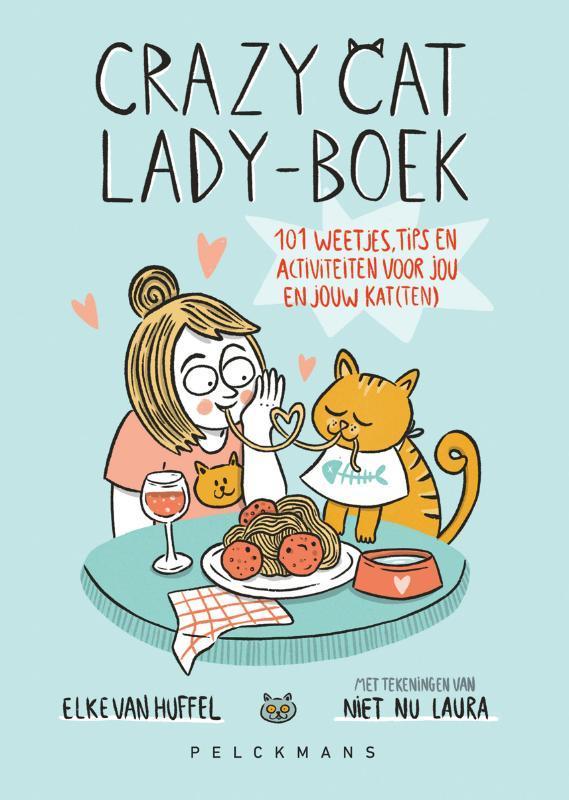 Crazy cat lady-boek 9789461319081 Elke Van Huffel, Boeken, Hobby en Vrije tijd, Zo goed als nieuw, Verzenden