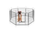 MaxxPet Hondenren - Puppyren met 8 Kennelpanelen - Staal..., Dieren en Toebehoren, Ophalen of Verzenden, Nieuw