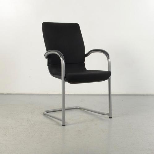 Vergaderstoel Ahrend 230 - Zwart - Sledeframe, Huis en Inrichting, Stoelen, Gebruikt, Ophalen of Verzenden
