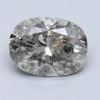 1 pcs Diamant (Natuurlijk) - 1.10 ct - Ovaal - I - P1 -, Nieuw
