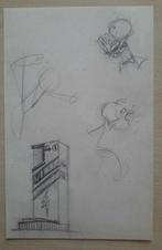 Franquin, André - 1 Original preliminary drawing - Modeste &, Boeken, Nieuw