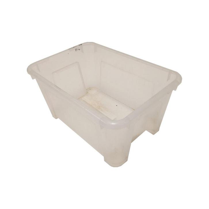 Nestbare Stapelbak 280x190x140 mm transparant pp gebruikt, Articles professionnels, Aménagement de Bureau & Magasin | Entrepôt, Rayonnage & Stockage